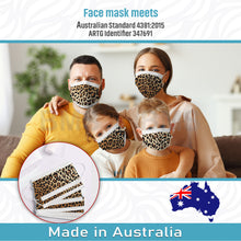 Load image into Gallery viewer, Gradient Leopard - Level 2 Single Use Face Mask 50 Masks Per Box
