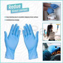 Load image into Gallery viewer, TexRay Vinyl Gloves 10 Gloves Per Box  - Blue

