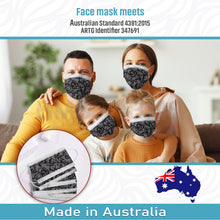 Load image into Gallery viewer, Black Lace - Level 1 Single Use Face Mask 10 Masks Per Bag
