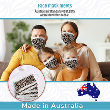 Load image into Gallery viewer, Orange Leopard - Level 1 Single Use Face Mask 10 Masks Per Bag
