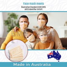 Load image into Gallery viewer, Orange - Level 2 Single Use Face Mask 50 Masks Per Box
